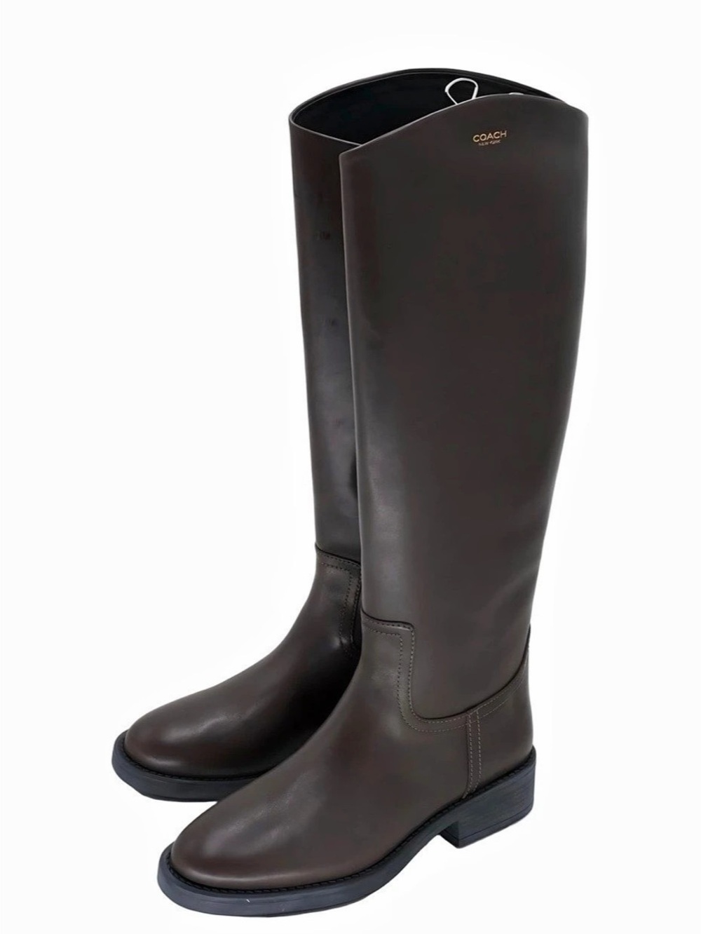 COACH Maple Brown - Park Tall Boot 7B - Picture 2 of 6